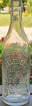 ZELTNER'S OLD FASHION BREW EMBOSSED BEER BOTTLE