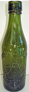 FREDERICK SMITH LIMITED ASTON MODEL BREWERY EMBOSSED BEER BOTTLE