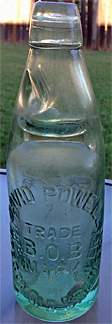 DAVID POWELL BRECON OLD BREWERY EMBOSSED BEER BOTTLE