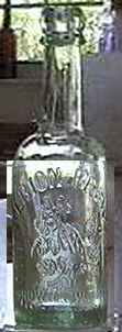 THE ALBION BREWERY COMPANY EMBOSSED BEER BOTTLE