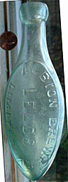ALBION BREWERY LIMITED EMBOSSED BEER BOTTLE