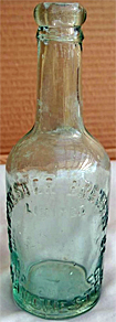MANCHESTER BREWERY COMPANY LIMITED EMBOSSED BEER BOTTLE
