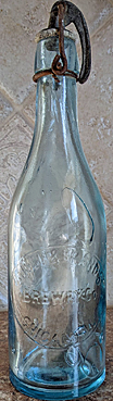 BUSCH & BRAND'S BREWERY COMPANY EMBOSSED BEER BOTTLE