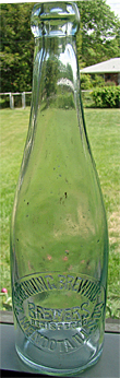 THE HENNING BREWING COMPANY BREWERSEMBOSSED BEER BOTTLE