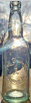 RUFF BREWING COMPANY EMBOSSED BEER BOTTLE