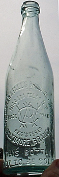 THE NIAGARA FALLS BREWING COMPANY EMBOSSED BEER BOTTLE