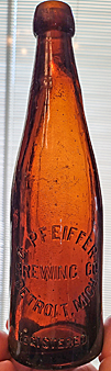 CONRAD PFEIFFER BREWING COMPANY EMBOSSED BEER BOTTLE