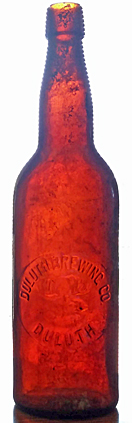 DULUTH BREWING COMPANY EMBOSSED BEER BOTTLE