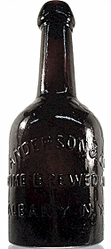 ANDERSON & COMPANY HOME BREWED ALE EMBOSSED BEER BOTTLE