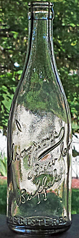 IROQUOIS BREWING COMPANY EMBOSSED BEER BOTTLE