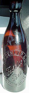 H. KOEHLER & COMPANY FIDELIO BEER EMBOSSED BEER BOTTLE