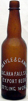 MAYLE & GAMM EXPORT BEER EMBOSSED BEER BOTTLE