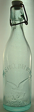 THE STOLL BREWING COMPANY EMBOSSED BEER BOTTLE