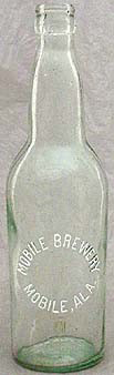 MOBILE BREWERY EMBOSSED BEER BOTTLE