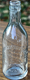 THE MONTGOMERY BREWERY EMBOSSED BEER BOTTLE