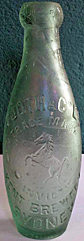 TOOTH AND CO LTD KENT BREWERY EMBOSSED BEER BOTTLE