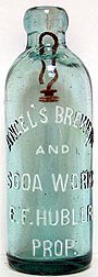 ANGEL'S BREWERY EMBOSSED BEER BOTTLE