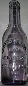 ANGEL'S BREWERY EMBOSSED BEER BOTTLE