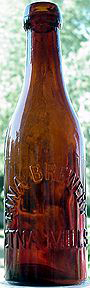 ETNA BREWERY EMBOSSED BEER BOTTLE