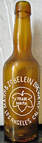 MAIER & ZOBELEIN BREWERY EMBOSSED BEER BOTTLE