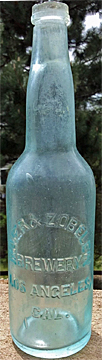 MAIER & ZOBELEIN BREWERY EMBOSSED BEER BOTTLE