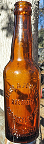 MAIER & ZOBELEIN BREWERY EMBOSSED BEER BOTTLE