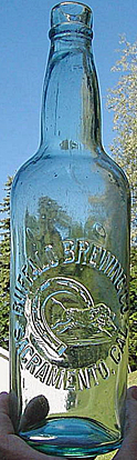 BUFFALO BREWING COMPANY EMBOSSED BEER BOTTLE