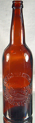 BUFFALO BREWING COMPANY EMBOSSED BEER BOTTLE