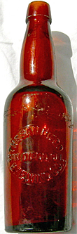 SAN DIEGO BREWING COMPANY EMBOSSED BEER BOTTLE