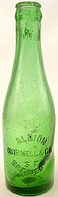 ALBION BREWERY EMBOSSED BEER BOTTLE