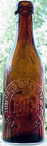 BUFFALO BREWING COMPANY EMBOSSED BEER BOTTLE