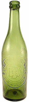 BUFFALO BREWING COMPANY EMBOSSED BEER BOTTLE