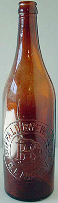 BUFFALO BREWING COMPANY EMBOSSED BEER BOTTLE