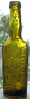 JOHN WIELAND'S EXPORT BEER EMBOSSED BEER BOTTLE