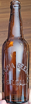 OLYMPIA BEER COMPANY EMBOSSED BEER BOTTLE