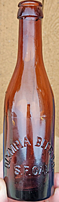 OLYMPIA BEER COMPANY EMBOSSED BEER BOTTLE