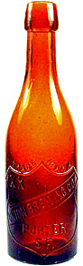 UNION BREWING COMPANY EMBOSSED BEER BOTTLE