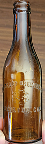 EL DORADO BREWING COMPANY EMBOSSED BEER BOTTLE