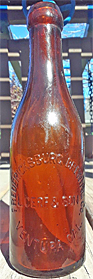 FREDRICKSBURG BREWING COMPANY EMBOSSED BEER BOTTLE