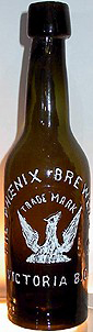 THE PHOENIX BREWERY LIMITED EMBOSSED BEER BOTTLE