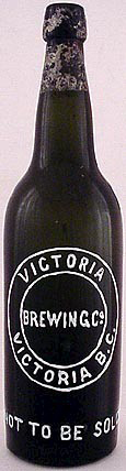 VICTORIA BREWING COMPANY EMBOSSED BEER BOTTLE