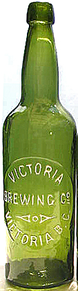 VICTORIA BREWING COMPANY EMBOSSED BEER BOTTLE