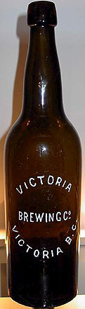 VICTORIA BREWING COMPANY EMBOSSED BEER BOTTLE