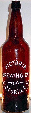 VICTORIA BREWING COMPANY EMBOSSED BEER BOTTLE