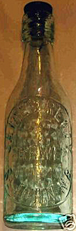 JAMES READY BREWER EMBOSSED BEER BOTTLE