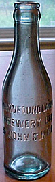 NEWFOUNDLAND BREWERY LIMITED EMBOSSED BEER BOTTLE