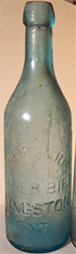 PHILIP BAJUS LAGER BIER EMBOSSED BEER BOTTLE