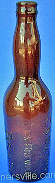 LION BREWERY EMBOSSED BEER BOTTLE