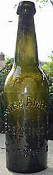 BRITISH AMERICAN BREWING COMPANY EMBOSSED BEER BOTTLE