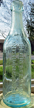 ELGIN BREWERY EMBOSSED BEER BOTTLE